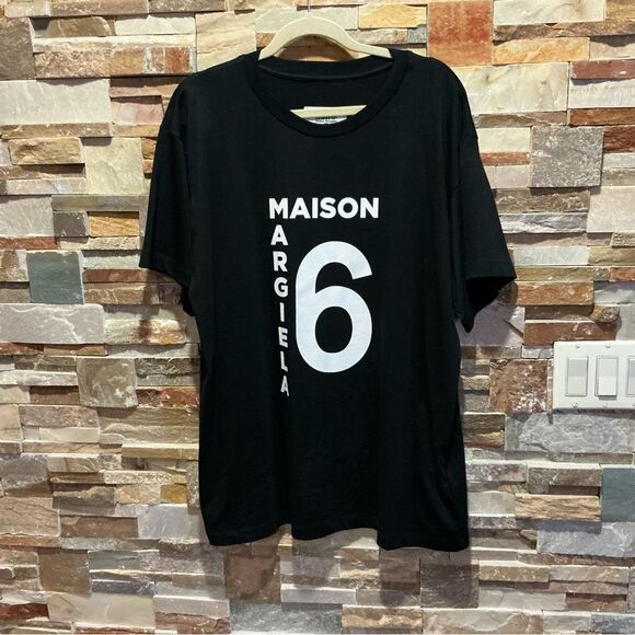 Maison Margiela MM6 Alphanumeric Printed T-Shirt - Picture 1 of 7